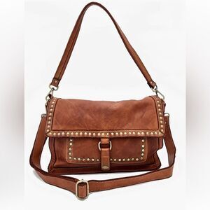 Free People & BOLSA NOVA
Emily Studded Shoulder Bag In Cognac